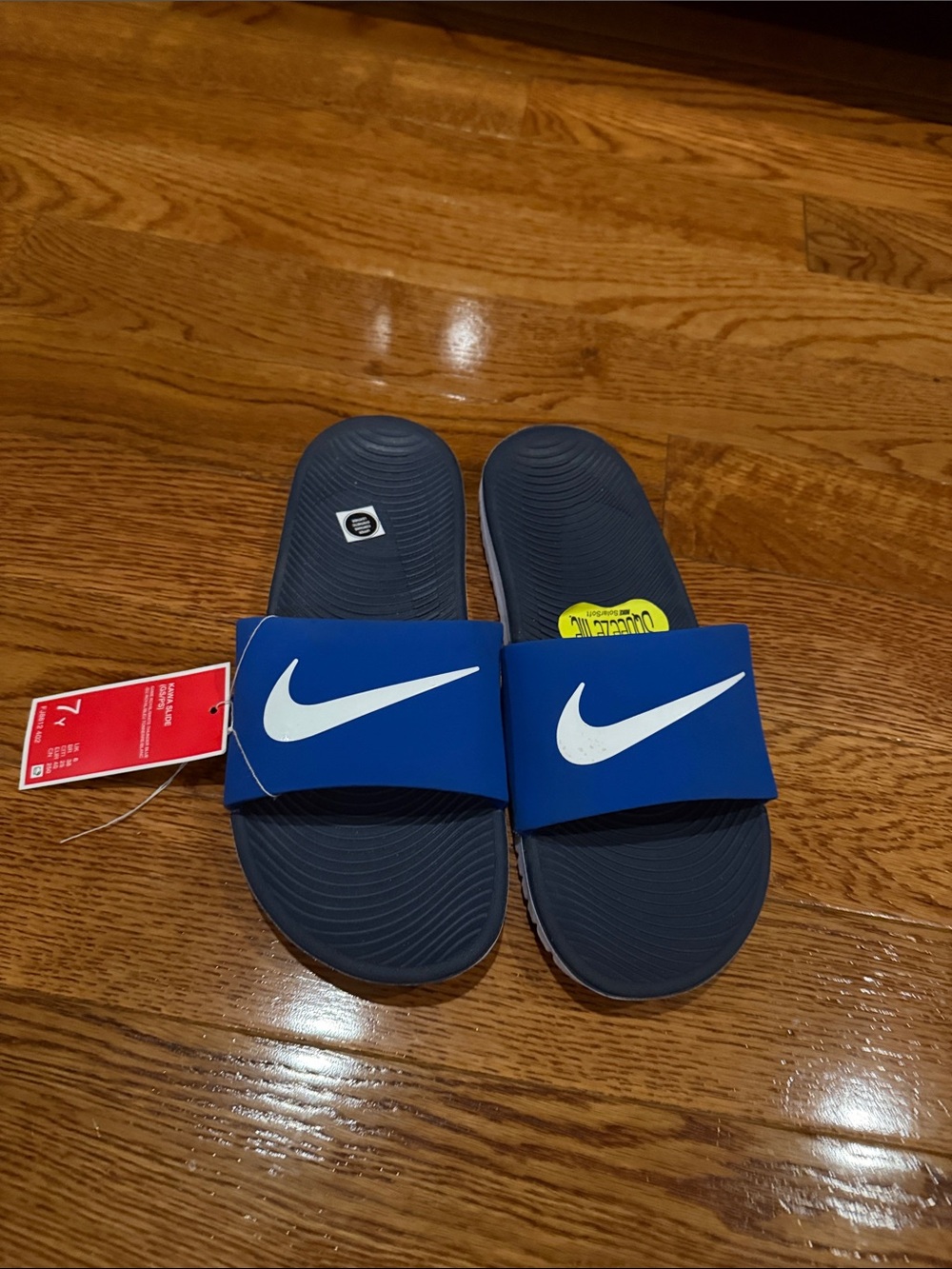Nike Blue Slide Sandals